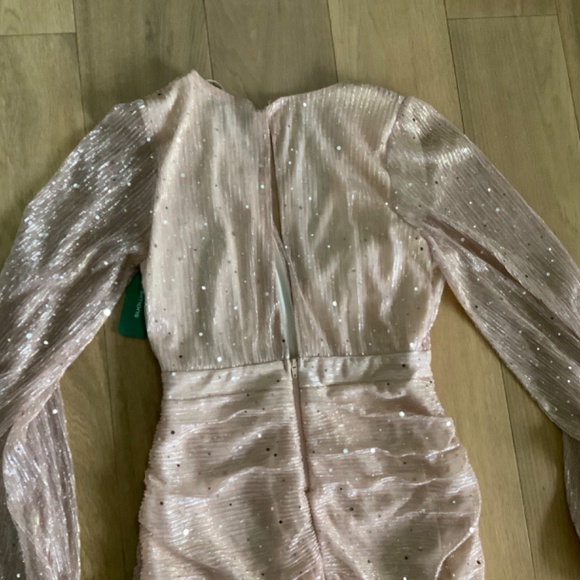 Simons Party Dress - Rouched with small sequins - NWT - M - Picture 4 of 5